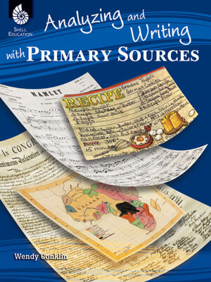 cover image of Analyzing and Writing with Primary Sources